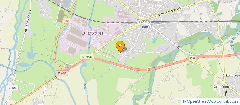 localisation de l'entreprise SCI LOTISSEMENT DES SEPT NAINS  BONSON