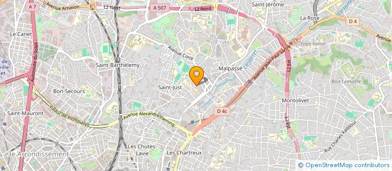 localisation de l'entreprise SCI LOTIV à MARSEILLE