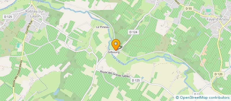 localisation de l'entreprise SCI LOTIVY  BELLEVIGNE-EN-LAYON