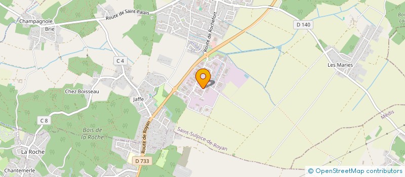 localisation de l'entreprise SCI LOTO  SAINT-SULPICE-DE-ROYAN