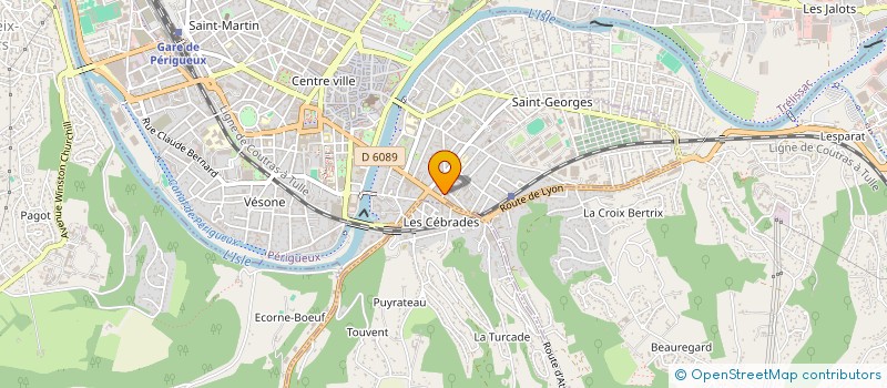 localisation de l'entreprise SCI LOTRIOME à PERIGUEUX