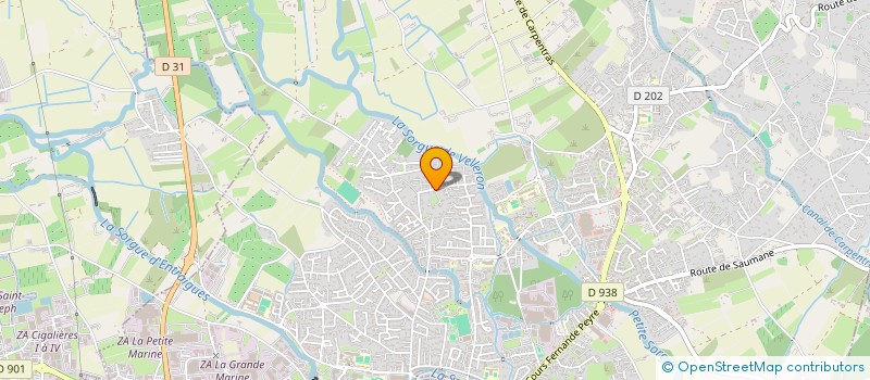 localisation de l'entreprise SCI LOTS 15 16 ZI GDE MARINE  L'ISLE-SUR-LA-SORGUE