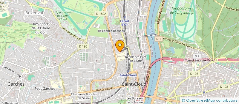 localisation de l'entreprise SCI LOTS 7 & 8 à SAINT-CLOUD