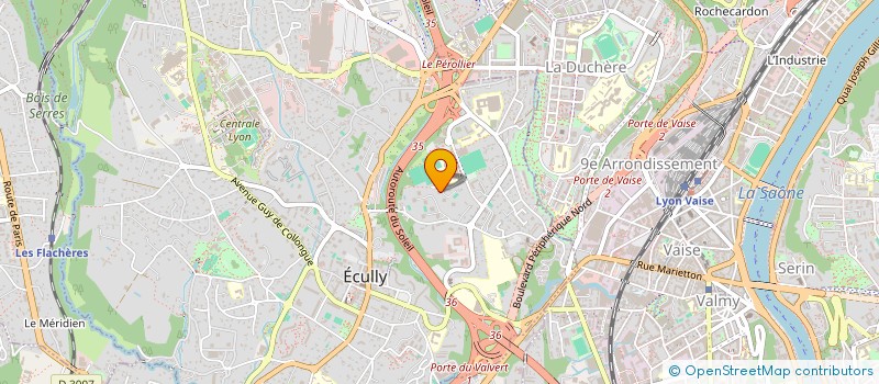 localisation de l'entreprise SCI LOTS ISOLS  ECULLY