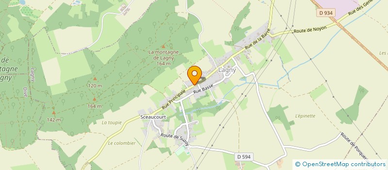 localisation de l'entreprise SCI LOTTRINGEN  LAGNY