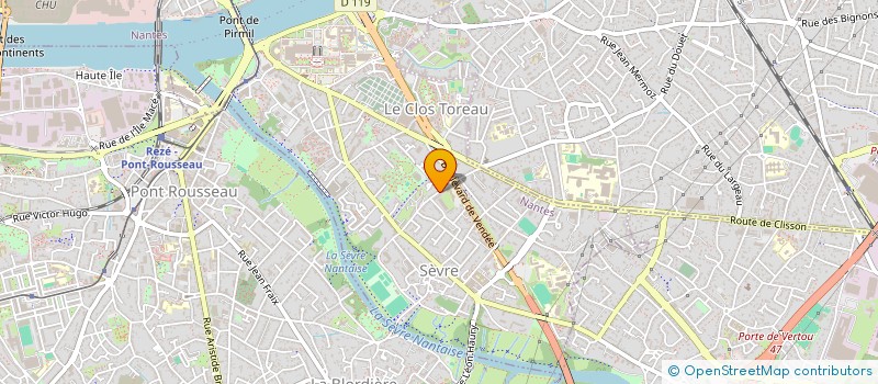 localisation de l'entreprise SCI LOTUS  NANTES