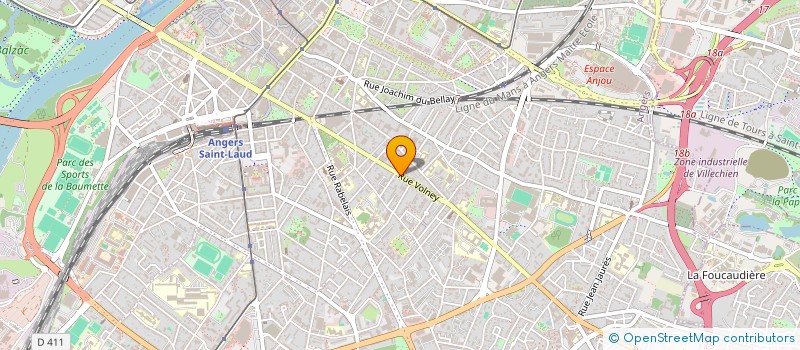 localisation de l'entreprise SCI LOTUS à ANGERS