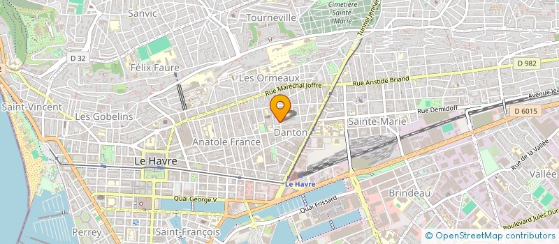 localisation de l'entreprise SCI LOTUS à LE HAVRE