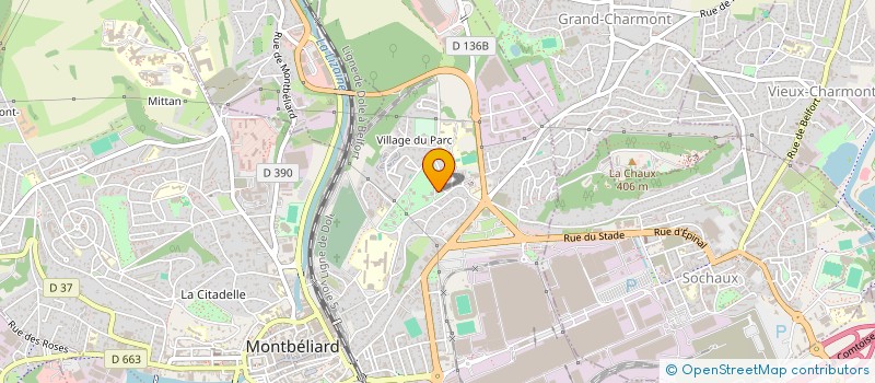 localisation de l'entreprise SCI LOTUS  MONTBELIARD