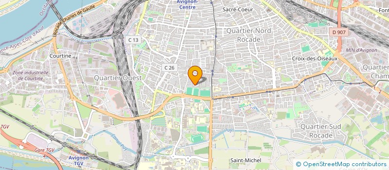 localisation de l'entreprise SCI LOTUS  AVIGNON