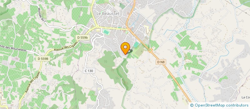 localisation de l'entreprise SCI LOTUS  LE BEAUSSET