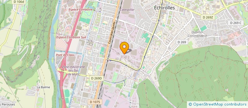 localisation de l'entreprise SCI LOTUS  ECHIROLLES