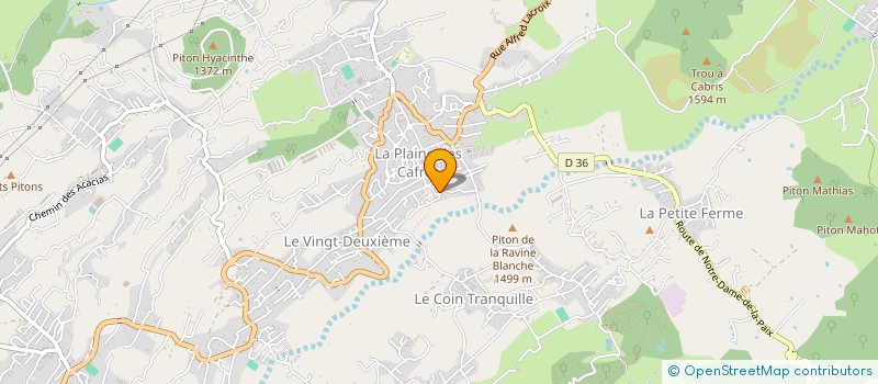 localisation de l'entreprise SCI LOTUS  LE TAMPON
