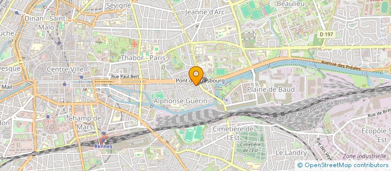localisation de l'entreprise SCI LOTUS BLEU à RENNES