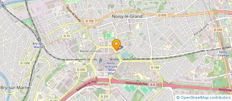 localisation de l'entreprise SCI LOTUS BLEU  NOISY-LE-GRAND