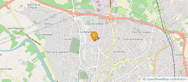 localisation de l'entreprise SCI LOTZ  BEZIERS