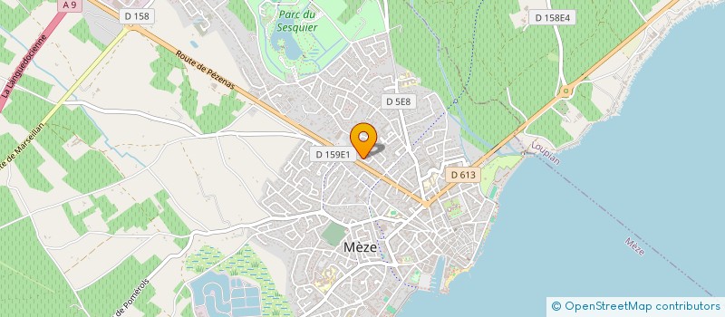 localisation de l'entreprise SCI LOU à MEZE
