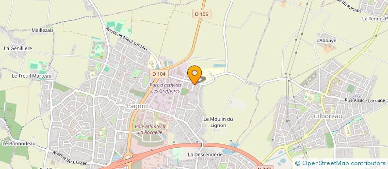 localisation de l'entreprise SCI LOU  LAGORD