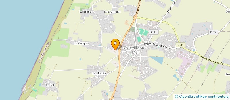 localisation de l'entreprise SCI LOU  OCTEVILLE-SUR-MER