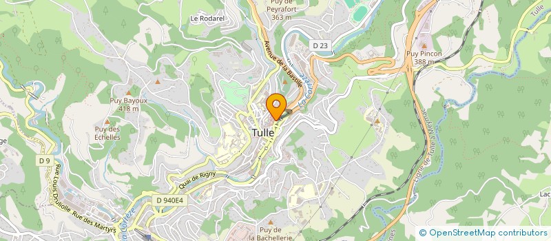 localisation de l'entreprise SCI LOU  TULLE