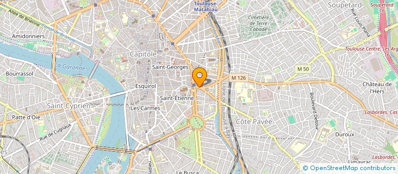 localisation de l'entreprise SCI LOU à TOULOUSE
