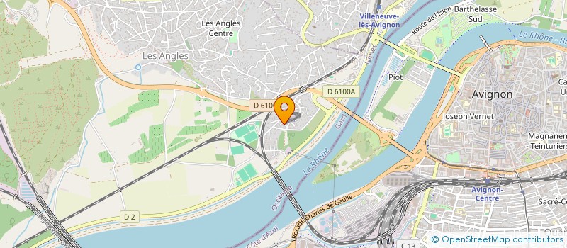 localisation de l'entreprise SCI LOU  ROCHEFORT-DU-GARD