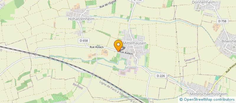 localisation de l'entreprise SCI LOU  WINGERSHEIM LES QUATRE BANS