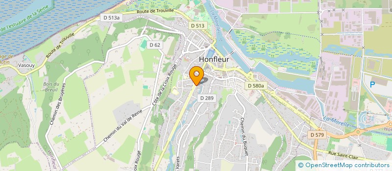 localisation de l'entreprise SCI LOU à HONFLEUR