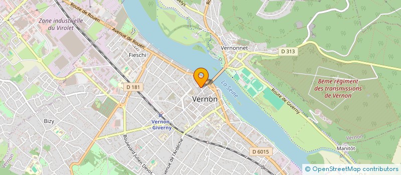 localisation de l'entreprise SCI LOU  VERNON