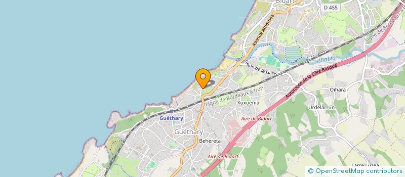 localisation de l'entreprise SCI LOU à BIDART