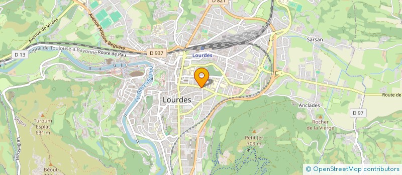 localisation de l'entreprise SCI LOU  LOURDES