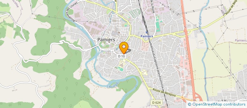 localisation de l'entreprise SCI LOU à PAMIERS