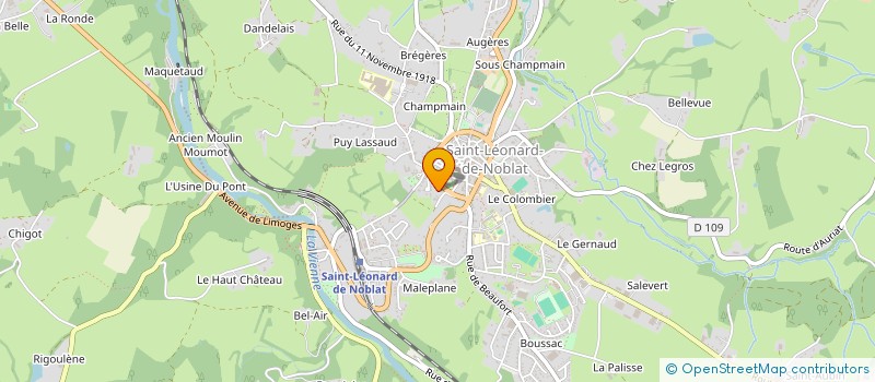 localisation de l'entreprise SCI LOU-AD à SAINT-LEONARD-DE-NOBLAT