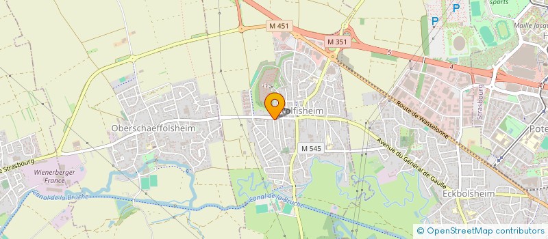 localisation de l'entreprise SCI LOU AND CO  WOLFISHEIM