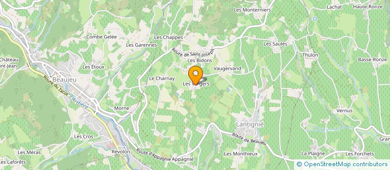 localisation de l'entreprise SCI LOU ANDREA  LANTIGNIE