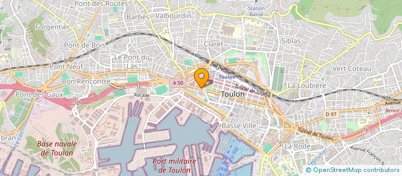 localisation de l'entreprise SCI LOU-ANNE  TOULON