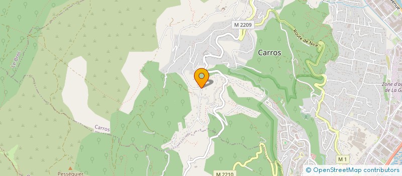 localisation de l'entreprise SCI LOU BALAGUIE à CARROS