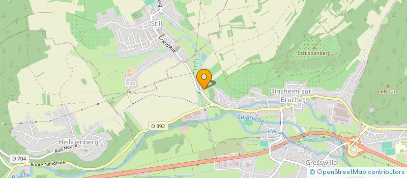 localisation de l'entreprise SCI LOU BASTIDON  DINSHEIM-SUR-BRUCHE