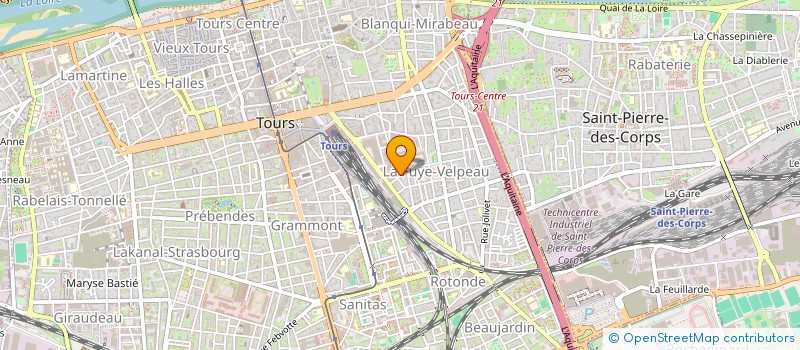 localisation de l'entreprise SCI LOU BEL OFICI  TOURS