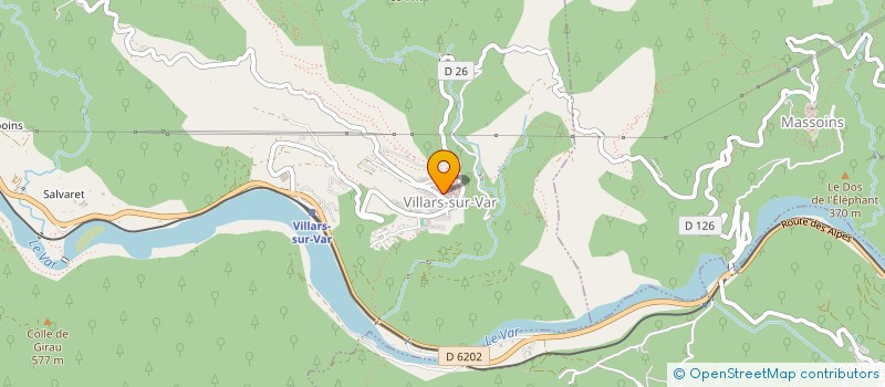 localisation de l'entreprise SCI LOU BERCAIL  VILLARS-SUR-VAR