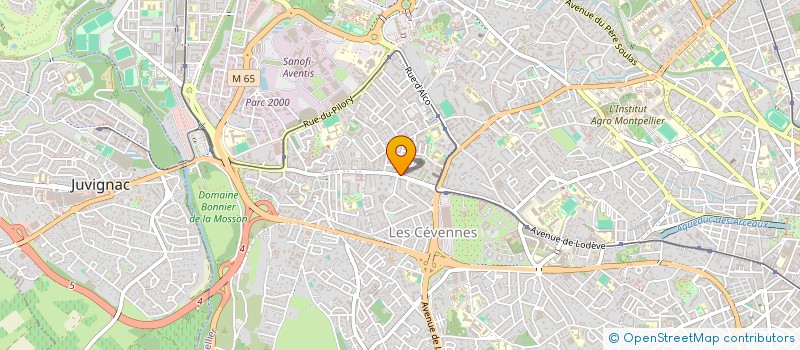 localisation de l'entreprise SCI LOU BERTHOLAU à MONTPELLIER