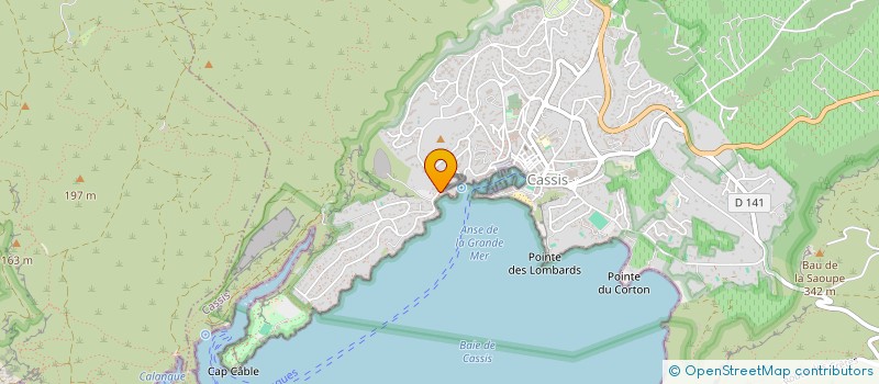 localisation de l'entreprise SCI LOU BESTOUAN à CASSIS