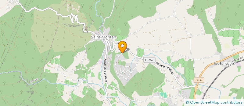 localisation de l'entreprise SCI LOU BORI  SAINT-MONTAN