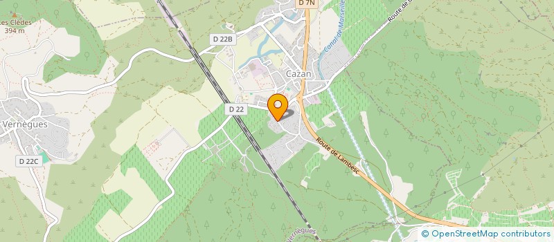 localisation de l'entreprise SCI LOU CACALAOU  VERNEGUES