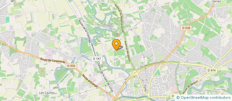 localisation de l'entreprise SCI LOU CASTELLAS à CARPENTRAS