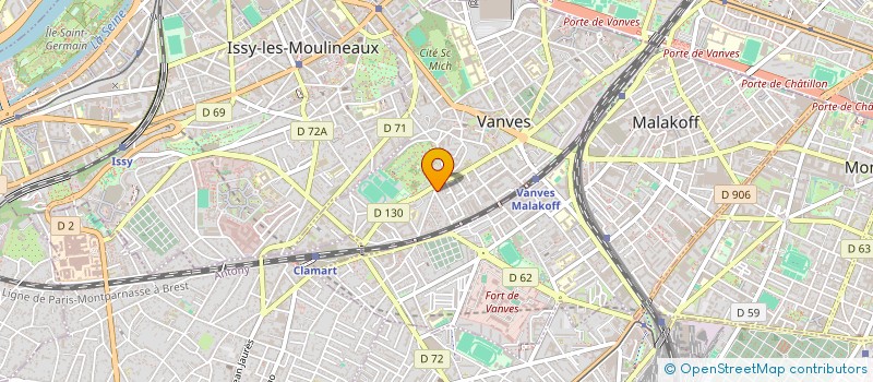 localisation de l'entreprise SCI LOU CASTEOU  VANVES