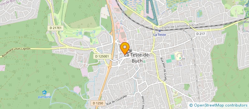 localisation de l'entreprise SCI LOU CHIBAOUDE MA LCDM à LA TESTE-DE-BUCH