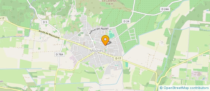 localisation de l'entreprise SCI LOU CHIVAU  MOURIES