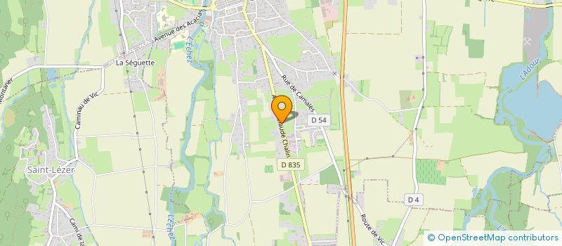 localisation de l'entreprise SCI LOU CHOUROTS  SAINT-LEZER