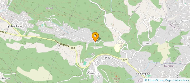 localisation de l'entreprise SCI LOU CLAGANA  MIMET